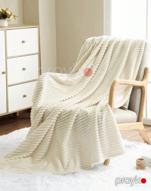 Yeni rəng - Bej Mikrofiber Pled, Pulsuz çatdırılma, Ödənişli çatdırılma — Bakı