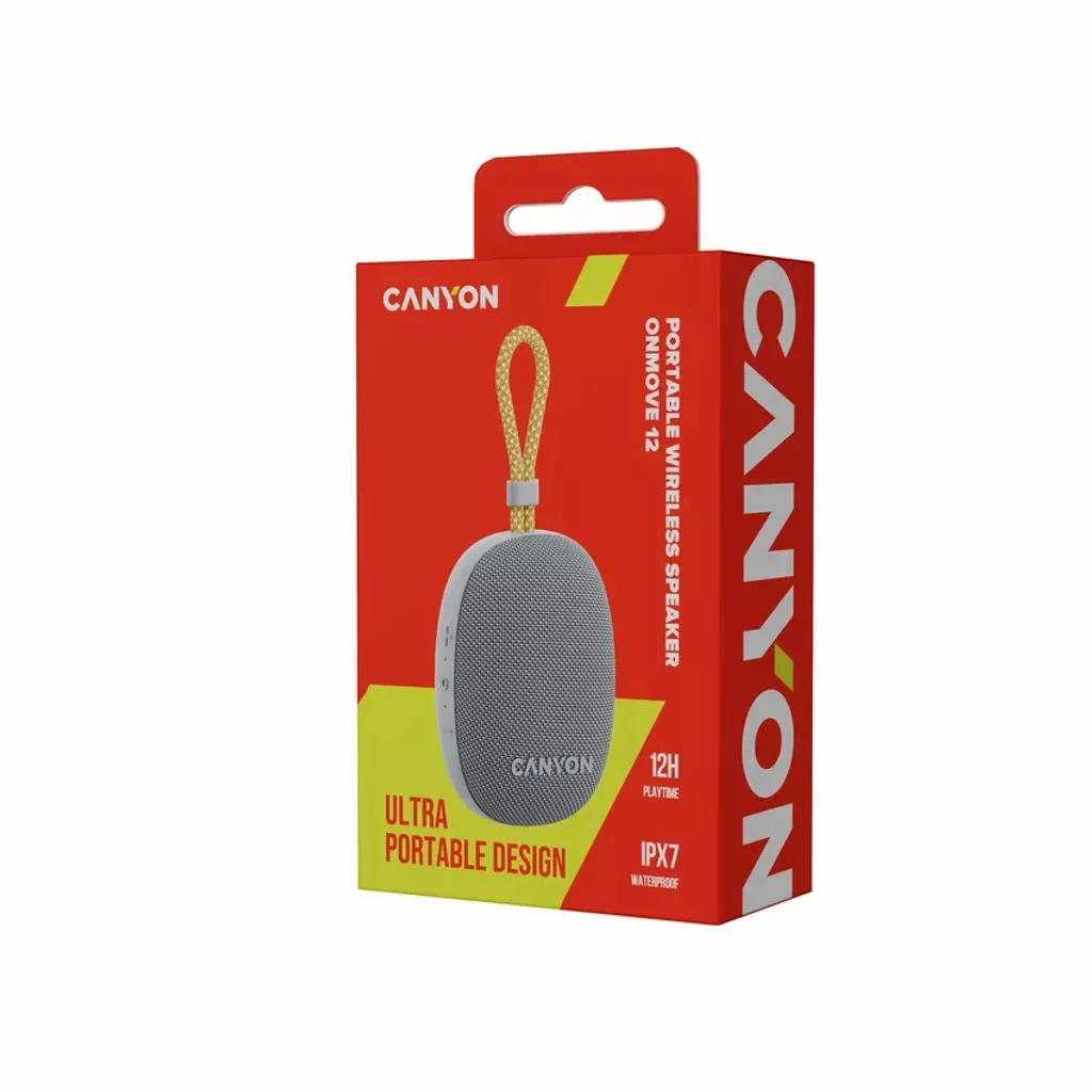 Portativ Dinamik Canyon OnMove 12 IPX7 TWS 5W Grey — Mallar, Bakı (4)