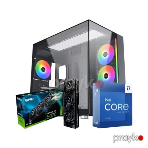 VoltAqua Gaming PC- RTX 5070, i7-13700KF (CUSTOM-PC-057) — Bakı