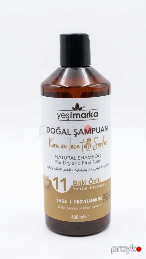 Saç şampunu Yeşilmarka Quru saçlar üçün 400 ml — Bakı
