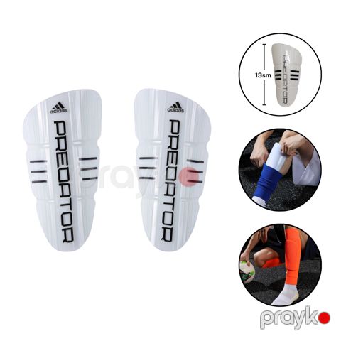 Qalxanlar dəsti Shin Guard 3090 Predator, 13 sm, ağ — Bakı