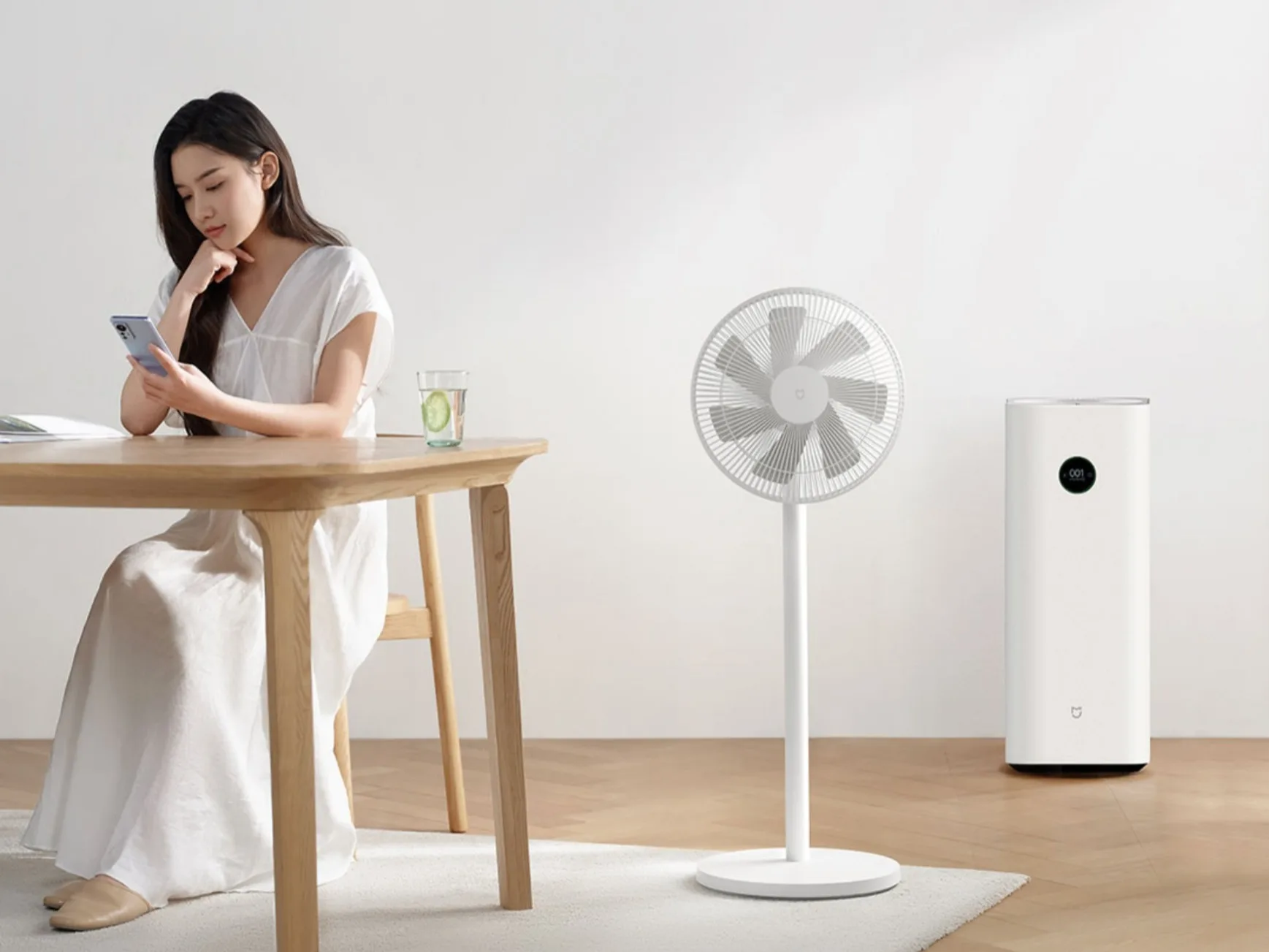Ventilyator Xiaomi MIjia Smart Standing Fan 1X (BHR7041CN) — İqlim texnikası, Bakı (3)