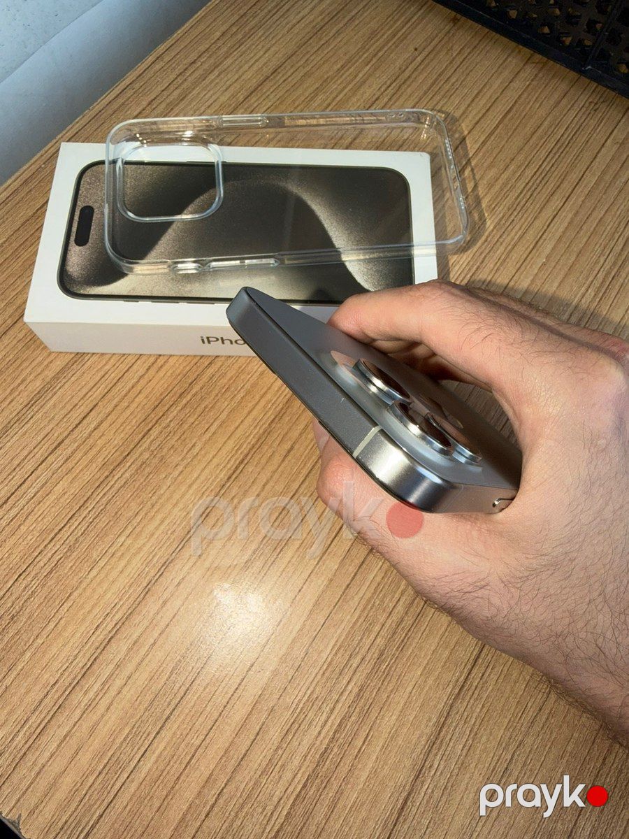 Apple iPhone 15 Pro Natural Titanium 256GB/8GB — Smartfonlar, Bakı (7)