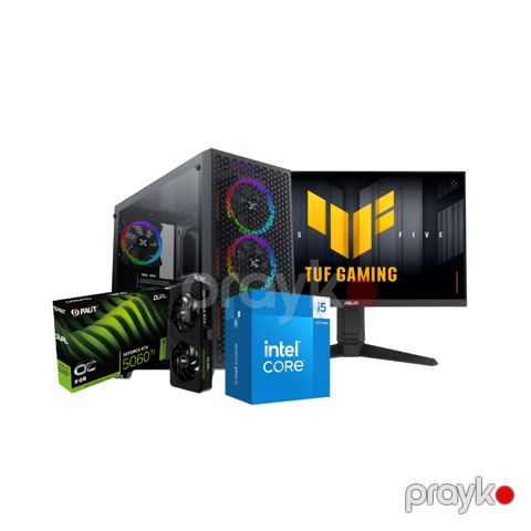 IronClaw Gaming PC – RTX 5060TI, İ5-14400 (CUSTOM-PC-113) — Pctech — Komponentlər