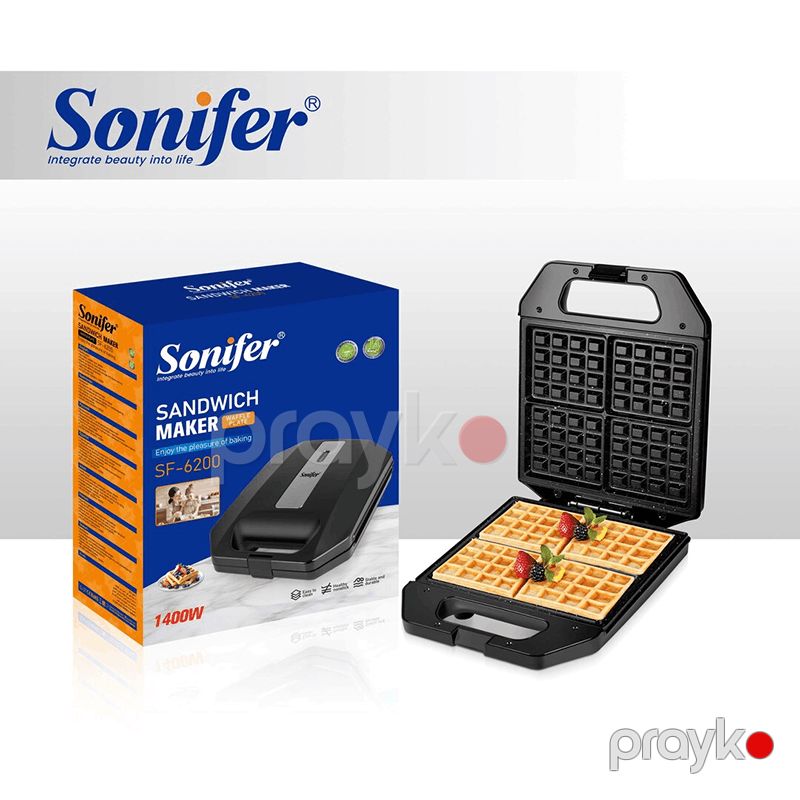 Vafli bişirən Sonifer SF-6200 — Toster və vaflyasıcı, Bakı (4)