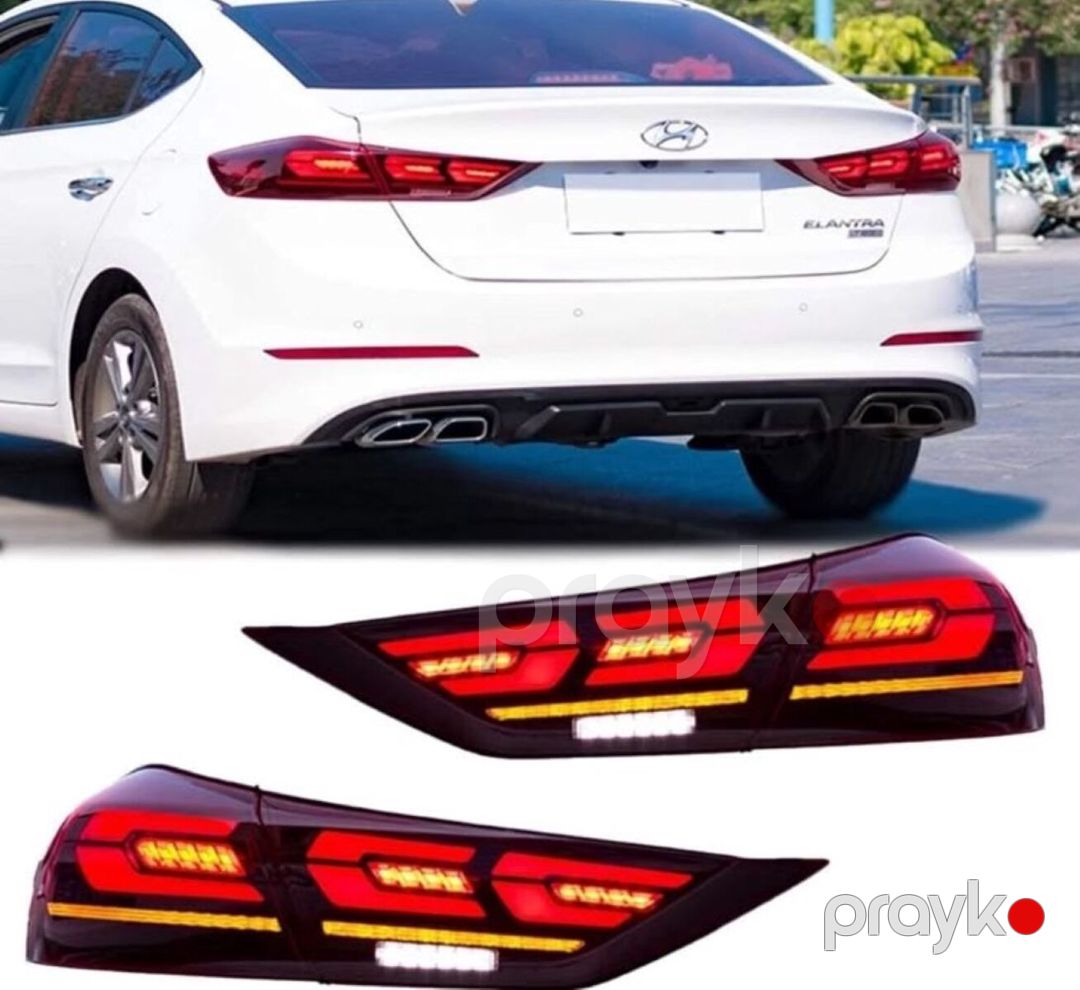 Hyundai Elantra 2016–2020 üçün LED arxa stop fənərləri — Ehtiyat hissələri və aksesuarlar, Bakı (2)