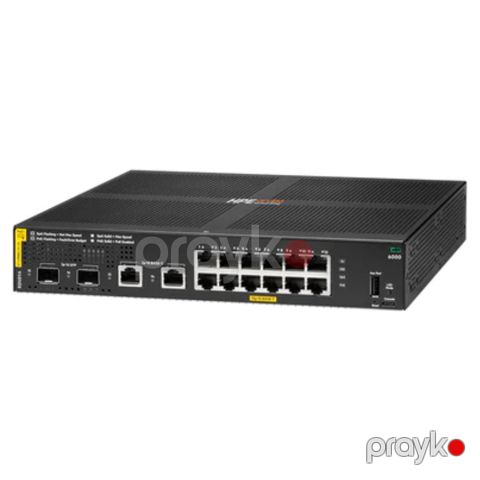 Aruba 6000 12G CL4 2SFP PoE 139W Enterprise Managed (Web, Clı,ssh) Switch L2 (R8N89A) — Bakı