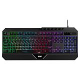 2E Gamıng Membrane keyboard KG315 110key, Usb-a, En/ru, RGB, black (2E-KG315UBK_AK) — Pctech — Peripheral Devices