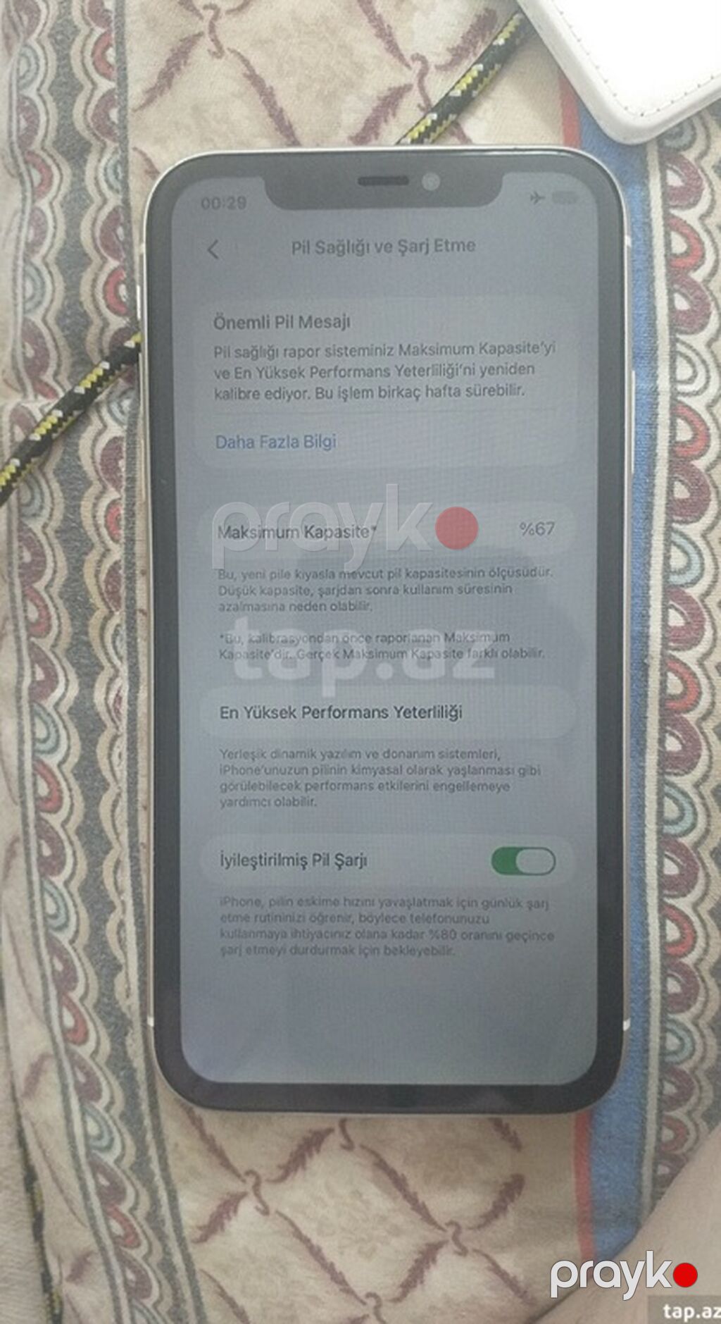 IPhone 11, 256 GB, Ağ, Face ID — Apple iPhone, Gəncə (4)