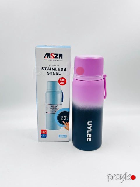 Vakuumlu termos SHL-2100 500 ml. Material: paslanmayan metal. Rəng: mavi, çəhrayı - SHL-2082_028 — Bakı