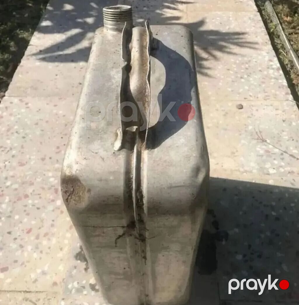 Metall yanacaq bidonu - Material: qalın metal (davamlı, zərbəyə — Təmizləmə vasitələri, Bakı (3)