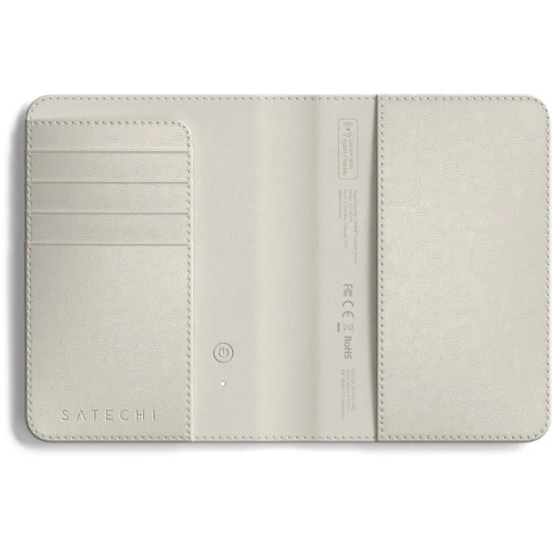 Pasport üçün trekkerli örtük Satechi Vegan-Leather FindAll Passport Cover Sand — Mallar, Bakı (3)