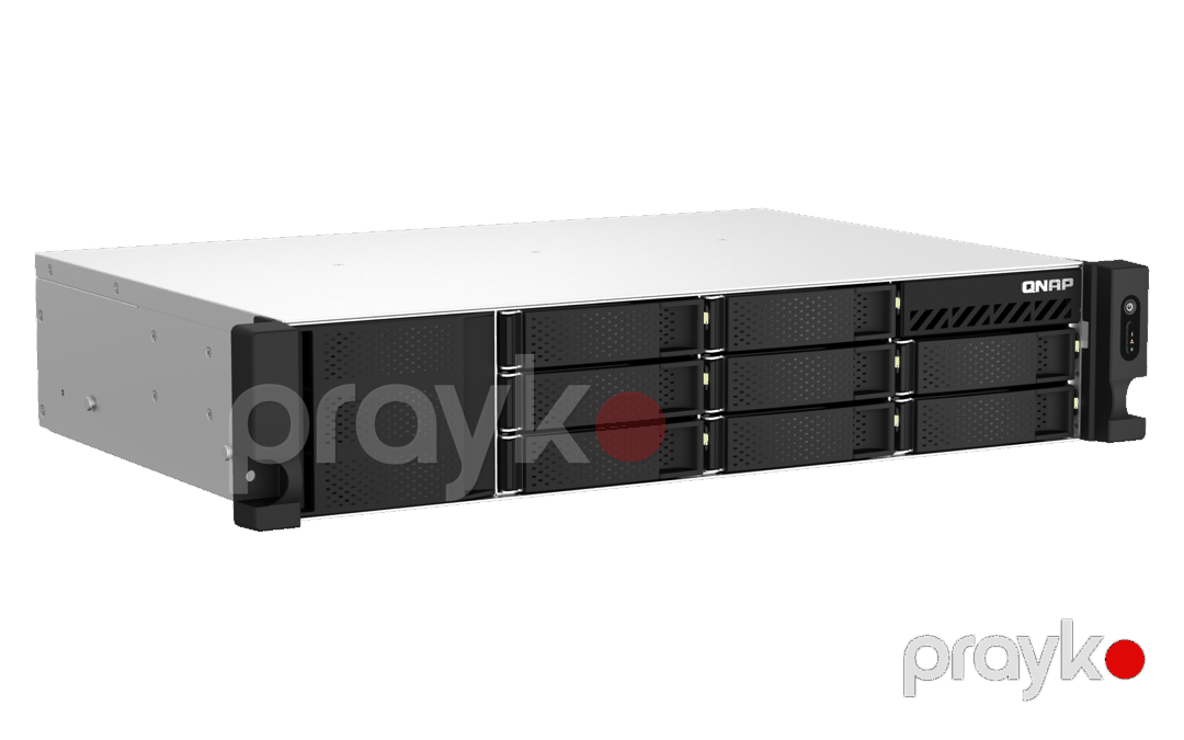 Qnap 8-Bay Short Depth Rackmount NAS AMD Ryzen V1500B 4GB 2.5GbE-(TS-873AeU-4G) — Şəbəkə və server avadanlığı, Bakı (4)