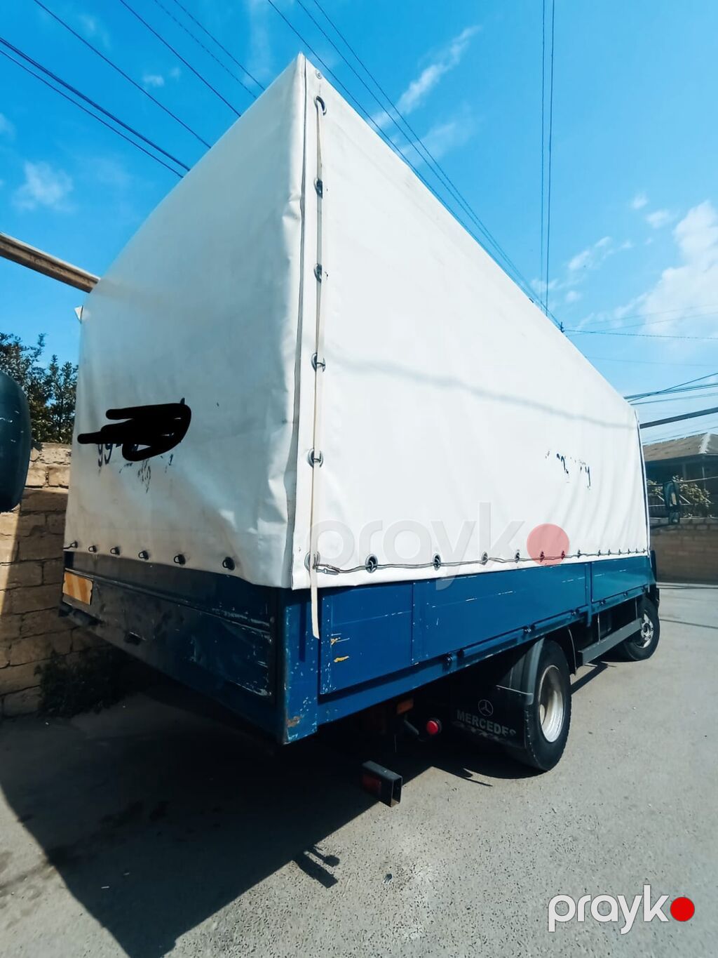 Mercedes-Benz 814, 1997 il, motor 4 l, Tent, İşlənmiş — Yük maşınları, Xırdalan (4)