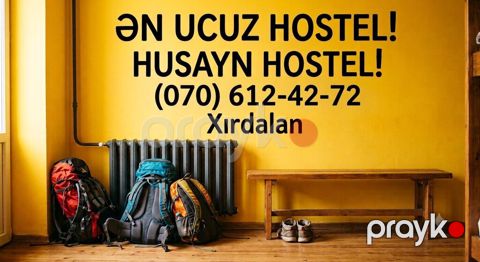 Husayn Hostel – Xırdalan, Aaaf Parkın yanı Yalnız kişilər üçün