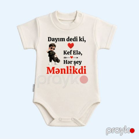 Yenidoğulmuş üçün bodi pambıq, Dayım dedi ki, kef elə 3-6 ay — Bakı