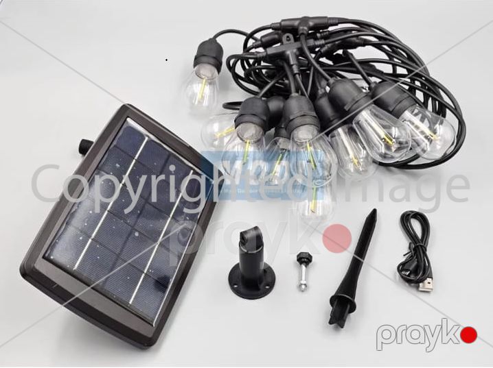 Dekorativ işıq günəş enerjili Modi SLB-7M10B, 7m, 3.7V — İşıqlandırma, Bakı (2)