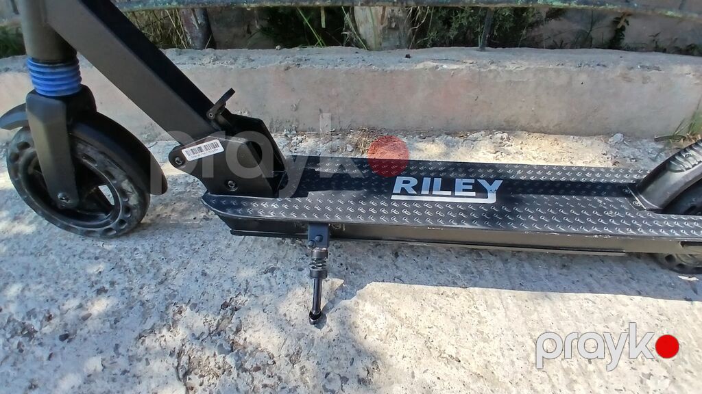 Rıley elektrik skuter - Güclü alüminium gövdə, sürüşməyə davamlı — Skuterlər, Novxanı (4)