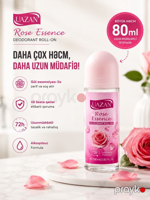 Antiperspirant Rose Essence 80 ml — Bakı