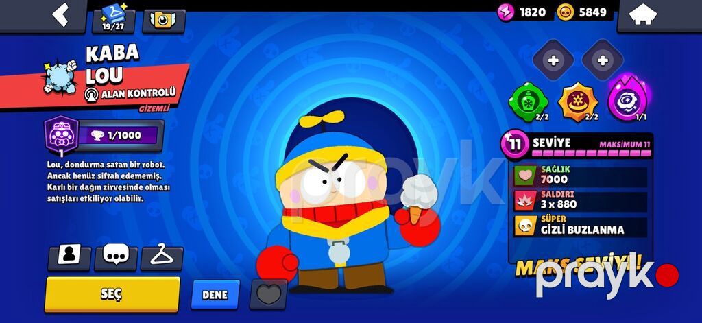 Brawl Stars hesabında nadir və tematik skinlər toplusu - Buz — Digər, Lənkəran (8)