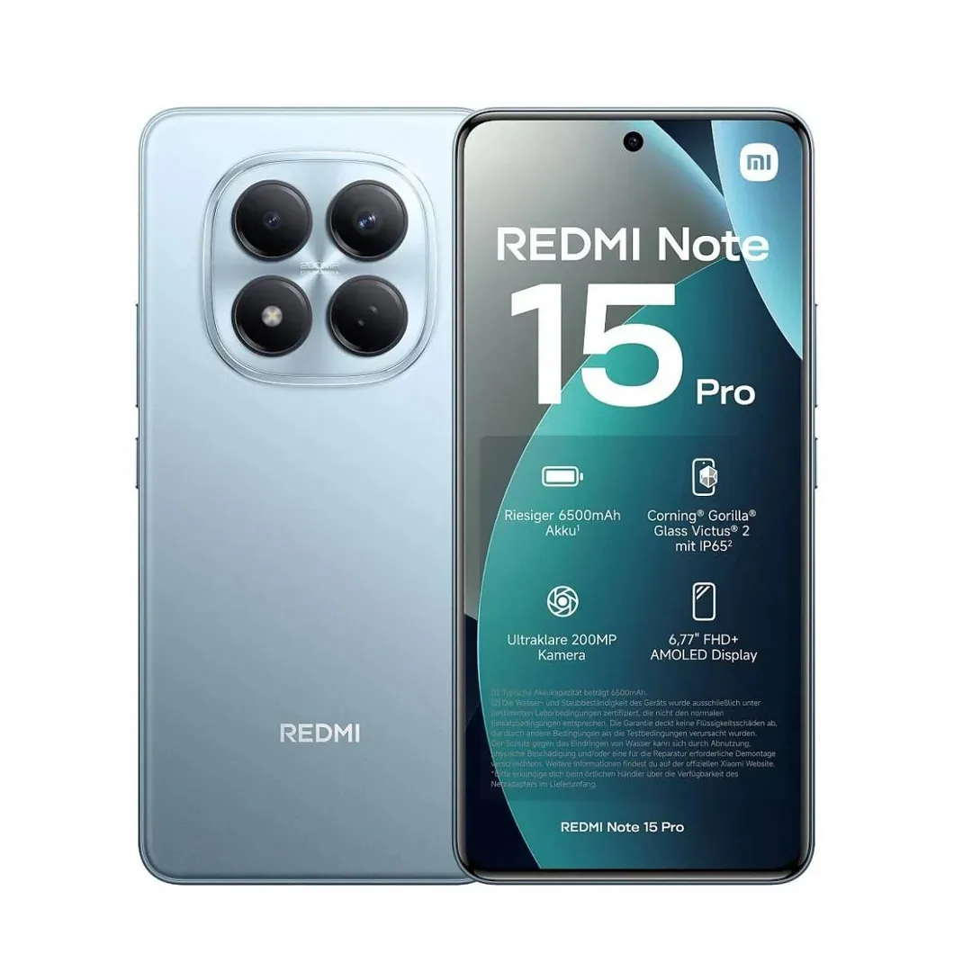 Smartfon Xiaomi Redmi Note 15 Pro 12/512GB Blue — Bakı