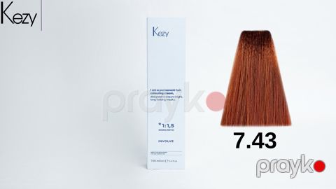 Saçlar üçün krem-boya 7.43 Mis‑qızılı sarışın 100 ml — Bakı