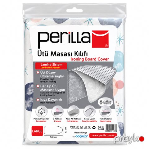 Ütü masası üçün çexol Perilla, rəngbərəng, 52x140 sm — Bakı