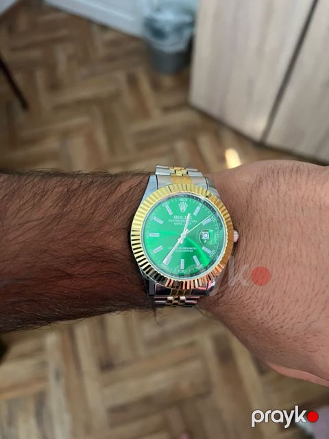 Yeni, Qol saatı, Rolex, rəng - Yaşıl — Bakı