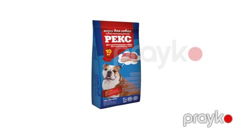 Quru yem az aktiv cins itlər üçün toyuq ətli, Рекс — Bakı