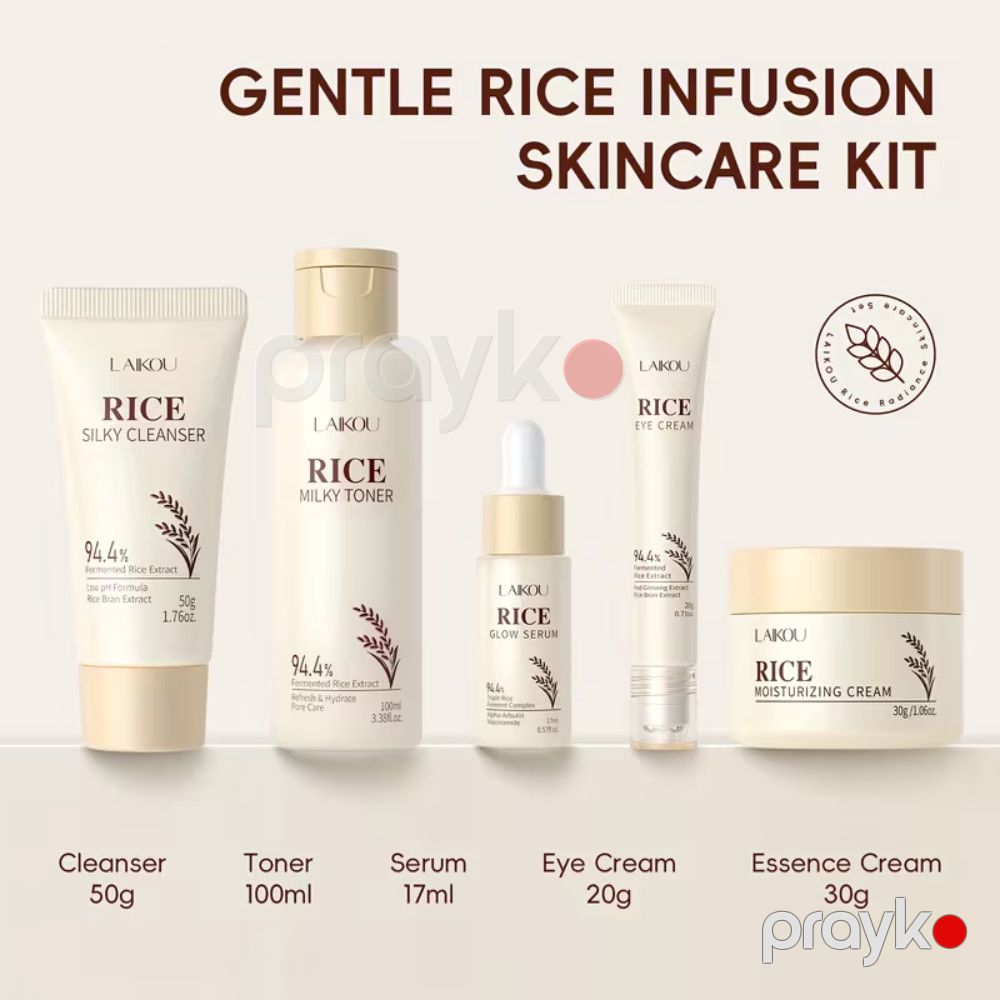 Dəriyə qulluq dəsti (toner + üz üçün təmizləyici vasitə + zərdab + göz ətrafı dərisi üçün krem + üz üçün krem) — Mallar, Bakı (3)