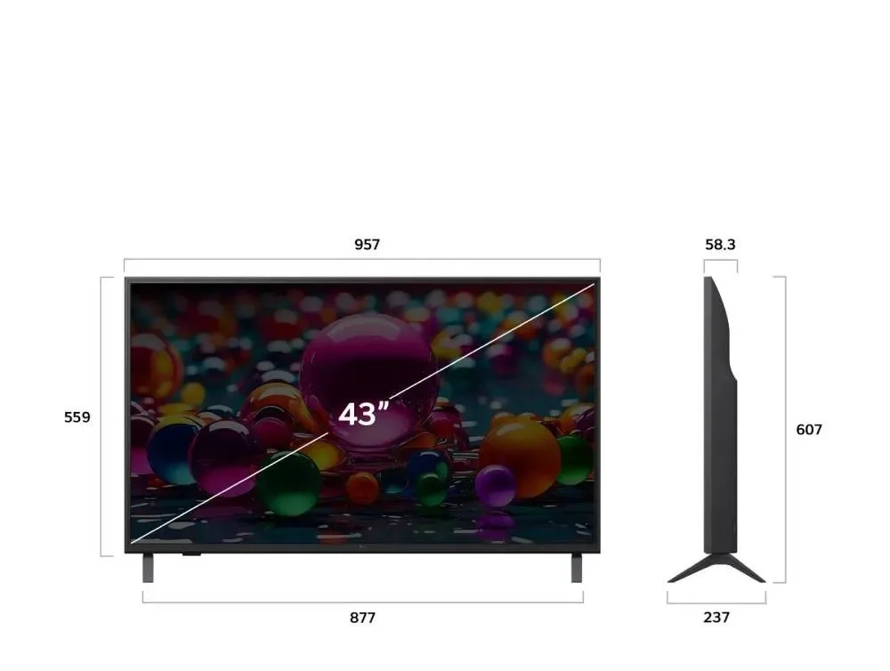 Televizor LG 43UA75009LA — Televizorlar, Bakı (4)