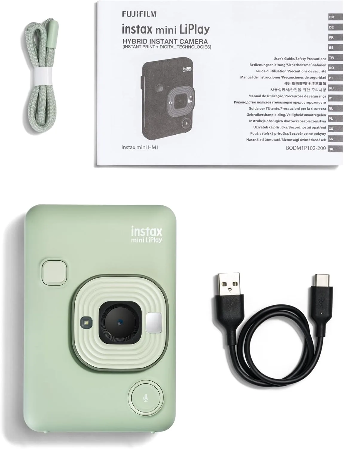 Fotoaparat Fujifilm Instax Mini Liplay Matcha Green — Fotoaparat, Bakı (6)