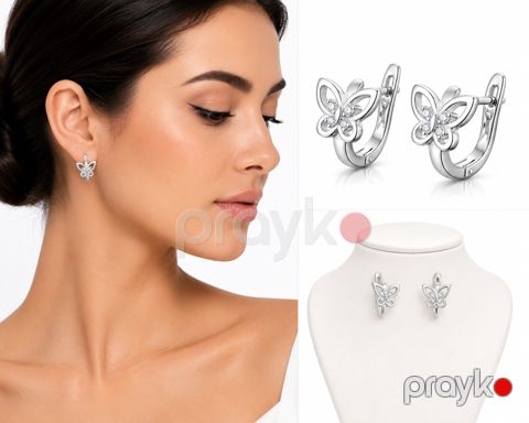 Sırğa qadınlar üçün 2403389, gümüş 925 əyar — Bakı
