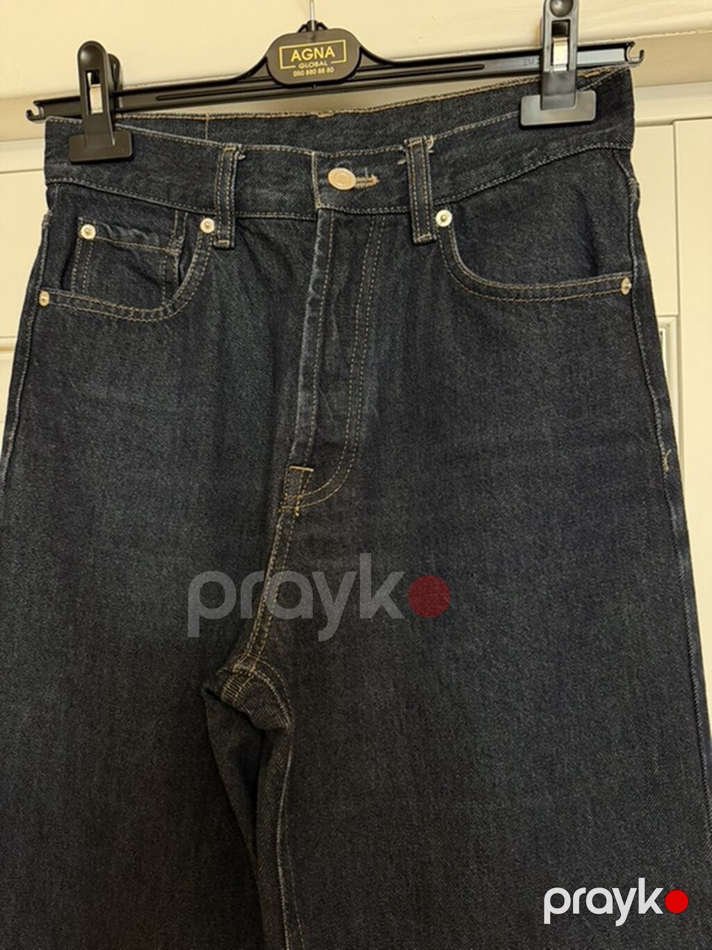 Massimo Dutti kişilər üçün cins şalvar - Rəng: tünd mavi (indigo) — Jins, Bakı (2)