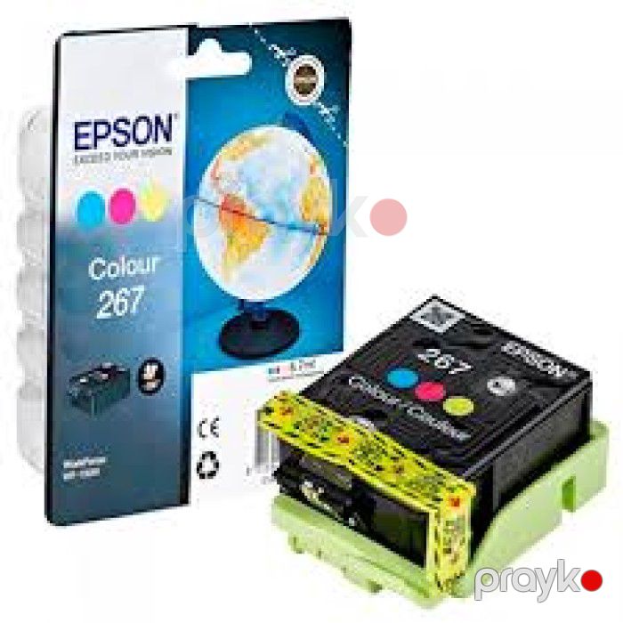 Epson 267 Globe C13T26704010 Tri-Colour Original Mürəkkəb Kartrici 6.7 ml 200 Səhifə — Elektronika, Bakı (2)
