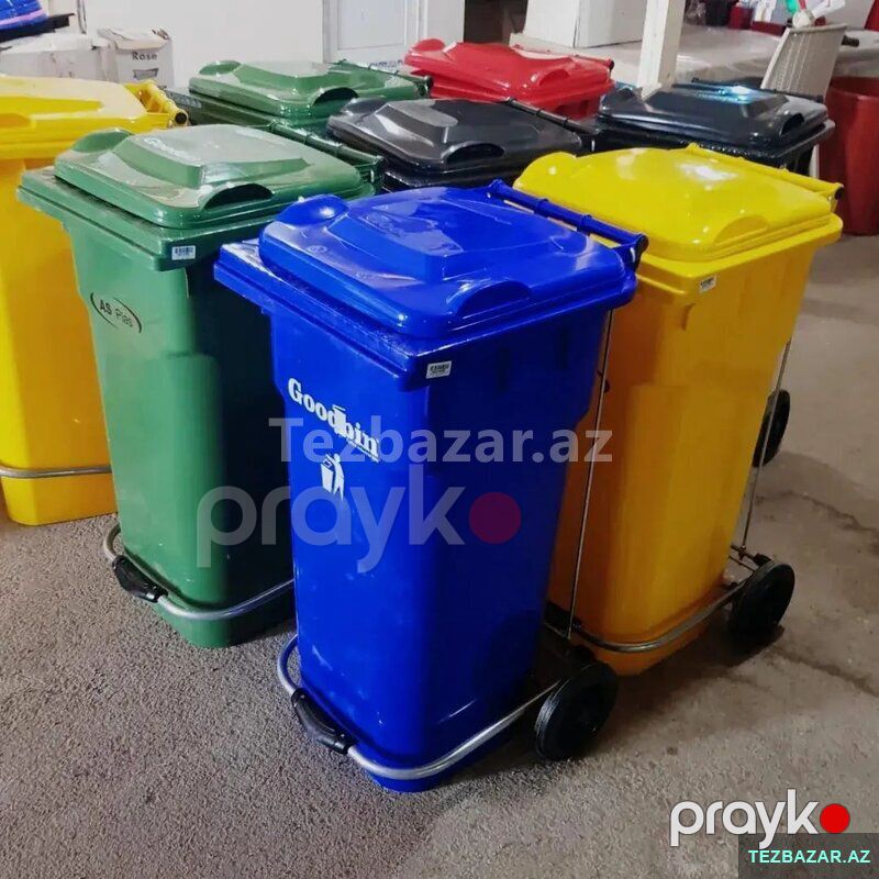 Zibil qabi 120 ltr pedalli — Ev malları, Bakı (5)