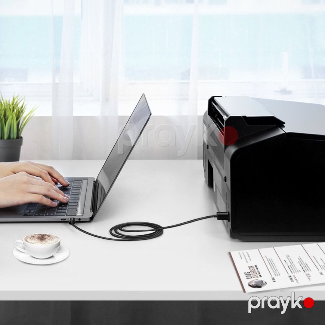 Printer kabeli Ugreen Type-C to Usb-b Black — Periferik cihazlar, Bakı (2)
