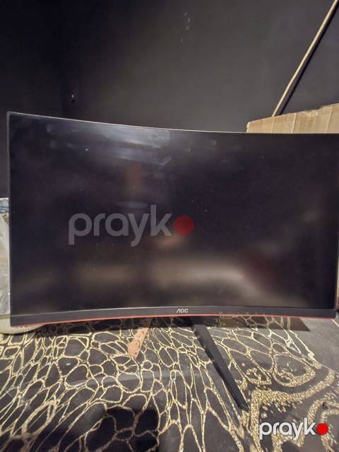 AOC qövsvari oyun monitoru 144hz - Marka/model: AOC (korpusda qırmızı — Bakı