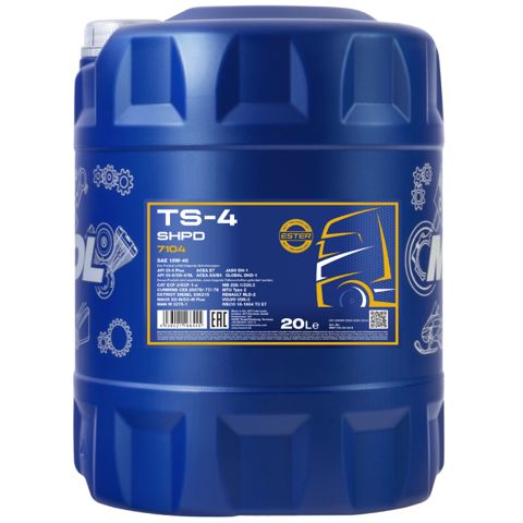 Mühərrik yağı Mannol Shpd TS-4 Extra SAE 15W-40 20L — Bakı