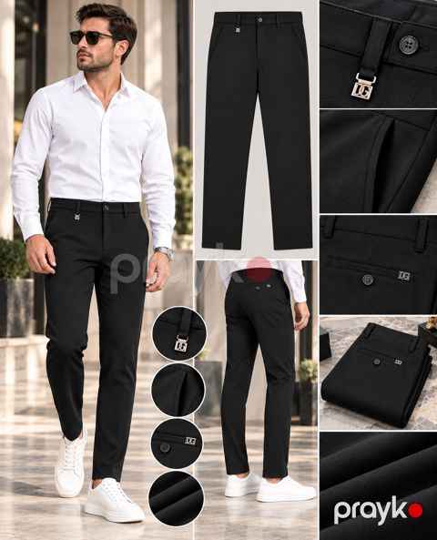 Klassik şalvar No brand, Qara, Pambıq, 33 ölçü — Bakı