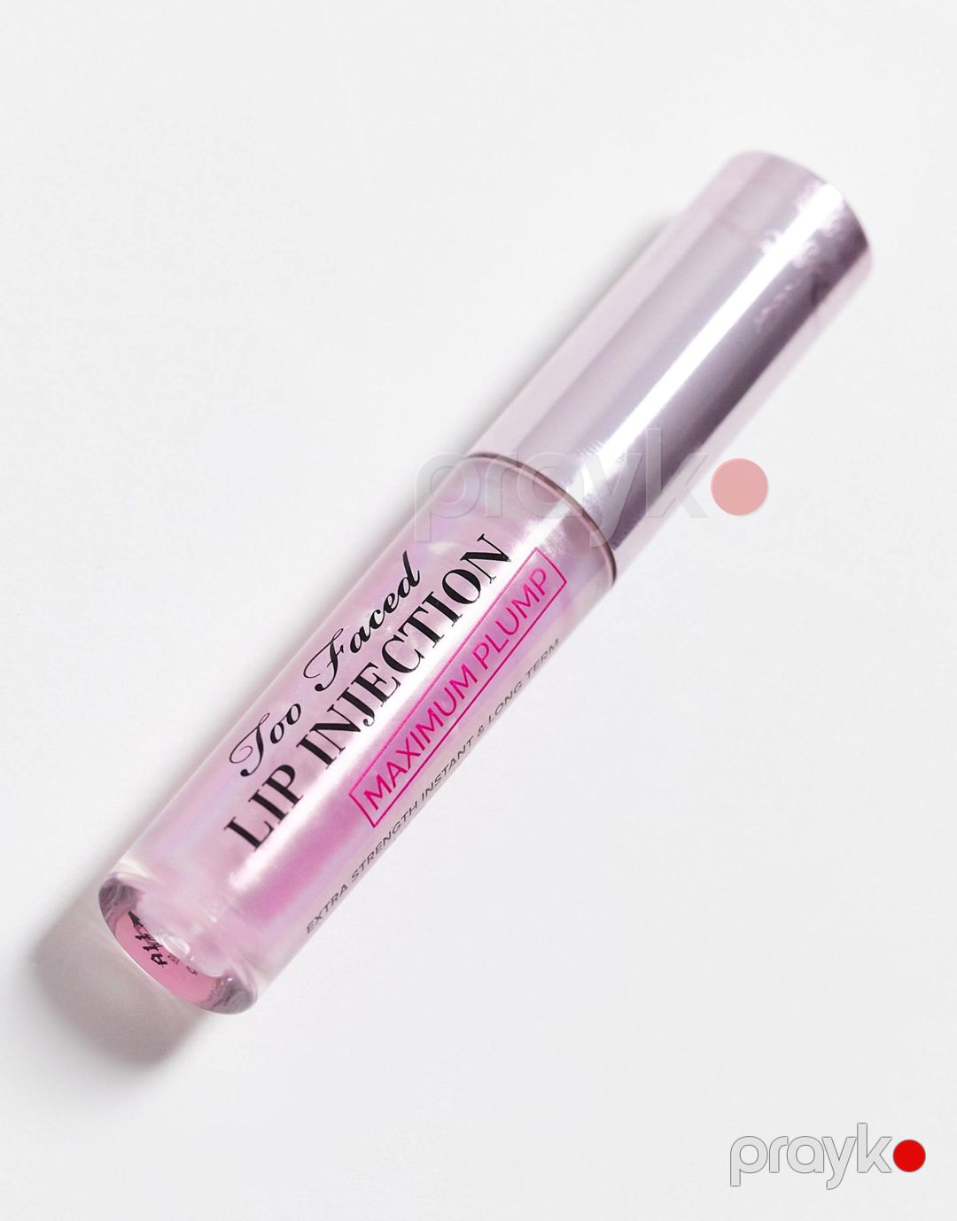 Dodaq üçün parıldadıcı Too Faced, Lip Injection Maximum Plump Lip Plumper Travel Size 2.8 g, parlaq, açıq çəhrayı — Mallar, Bakı (2)