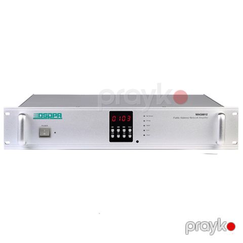 Peşəkar MAG6812 IP Şəbəkə Gücləndiricisi (120W) Rəqəmsal Şəbəkə Audio Sistemi — Bakı