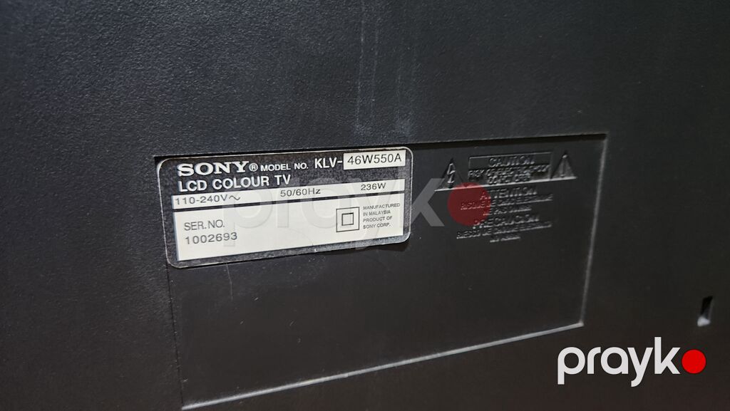Məhsul: Sony Bravia LCD TV Model: KLV-46W550A Ekran ölçüsü: 46" — Televizorlar, Bakı (2)