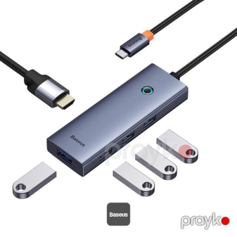 Baseus Flite Series 5-in-1 B00052809813-00 Usb-c HUB — Bakı