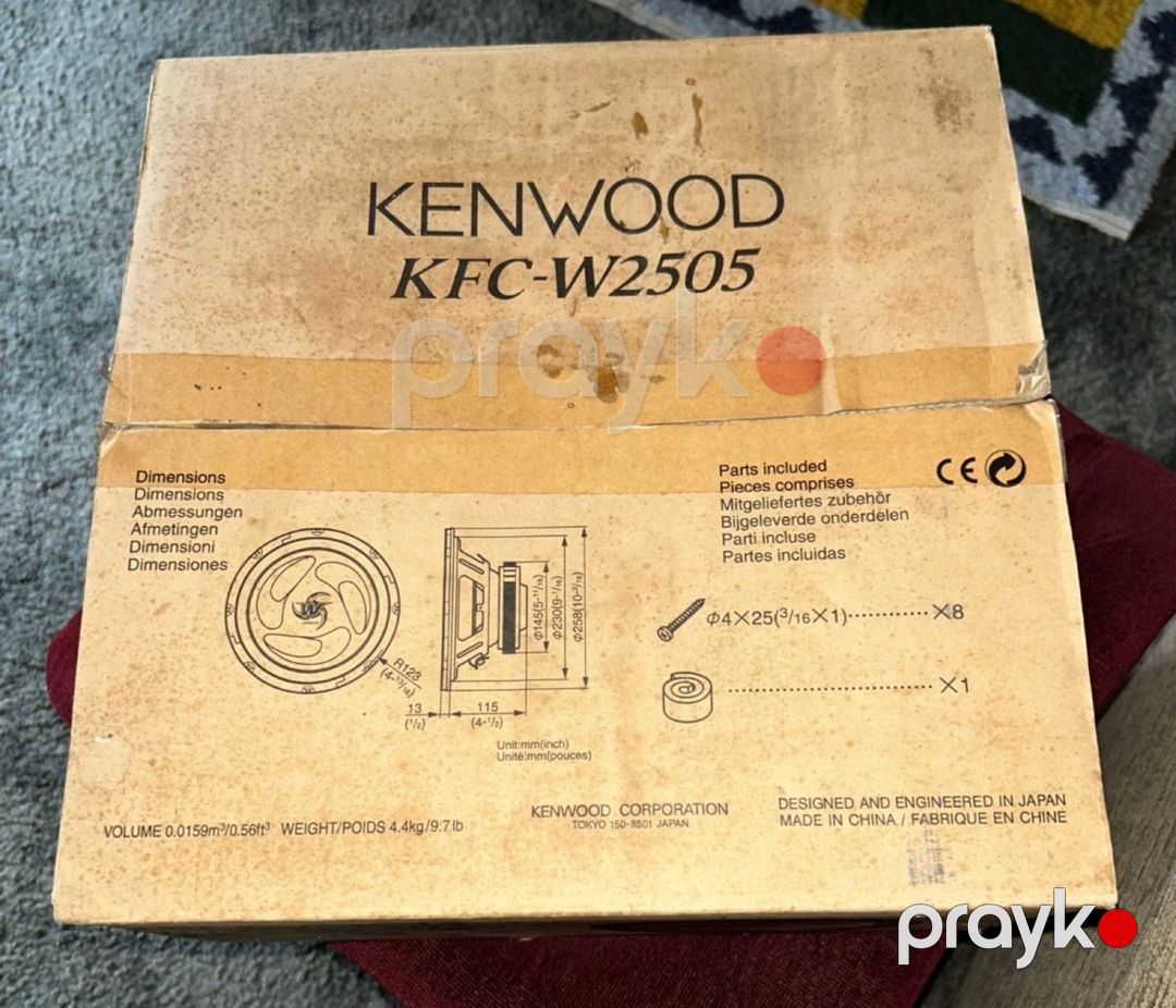 Sabvufer Kenwood KFC-2505 (tornado) — Ehtiyat hissələri və aksesuarlar, Bakı (2)