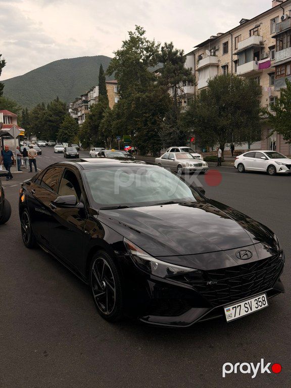 Hyundai Elantra N Line, 1.6 L, 2021 il, 100 000 km — Avtomobillər, Şəki (11)
