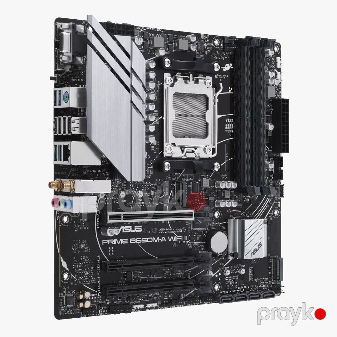 ASUS Prime B650M-A WiFi II – Gaming Anakart Motherboard — Kompüterlər və noutbuklar, Bakı (7)