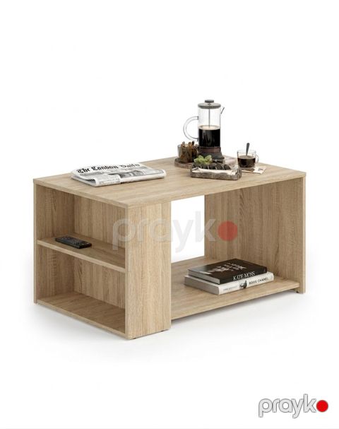 Jurnal masası, laminat, açıq qəhvəyi, 90x60x45 sm — Bakı