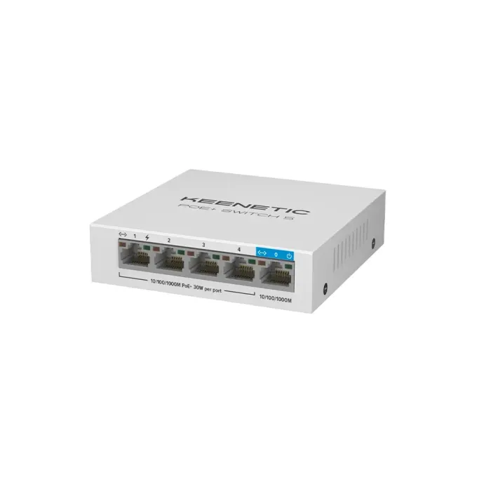 Keenetic PoE+ Switch 5 KN-4610 5 Port Gigabit Şəbəkə Kommutatoru — Bakı