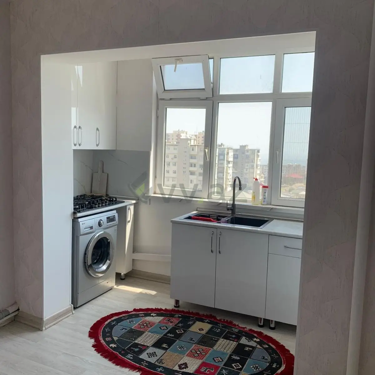 2 otaqlı mənzil Köhnə tikili Kirayə, Köhnə günəşli qəs., Suraxanı, Bakı — Mənzil, Bakı (6)